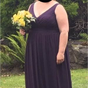 Bridesmaid/Grad Plum Dress Size 26